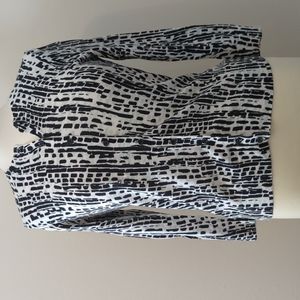 LOFT confetti - splatter print cardigan